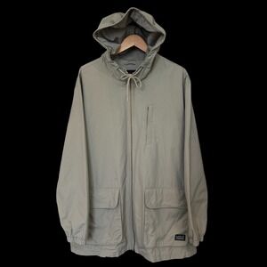 Levi Green Hooded‎ Mountain Parka Full Zip Utility Pockets Jacket Men XXL #388